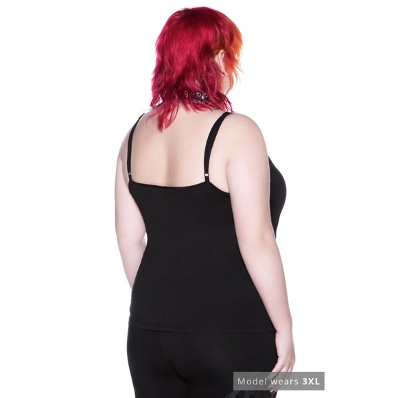 Killstar Untamed Strappy Vest [PLUS] - Picture 3 of 5
